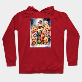 Muppett Christmas group Hoodie